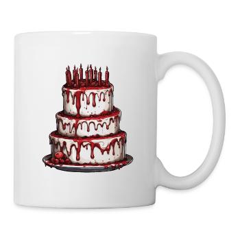 Birthday Cake / Cake / Happy Birthday / Cake - Mug - white - Right