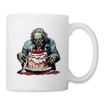 Birthday Cake / Cake / Happy Birthday / Cake - Mug - white - Right