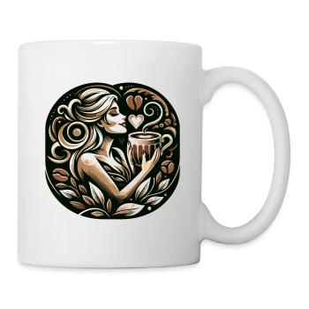 love for coffee - Mug - white - Right
