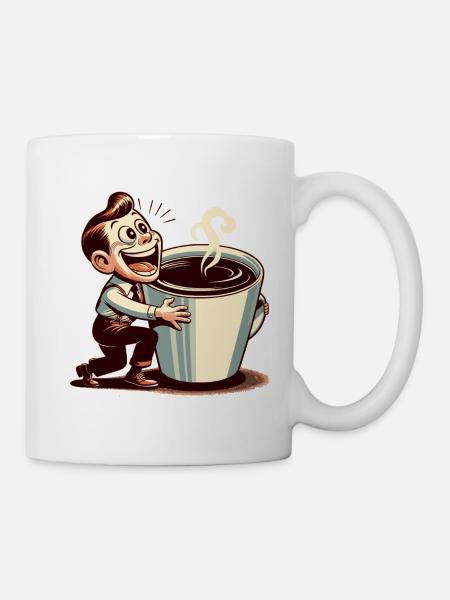 a giant coffee cup - Mug - white
