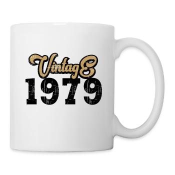 Millésime 1979 - Mug blanc - blanc - Droite