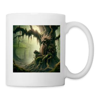 Troll im Baum - Tasse - Weiß - Rechts