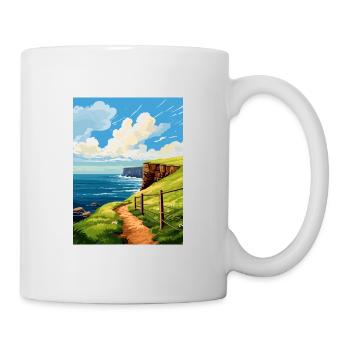 Isle Of Hoy Scotland Vintage Travel Poster WPA Art - Mug - white - Right