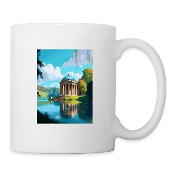 Stourhead Decoration Vintage Travel Poster WPA Art - Mug - white - Right