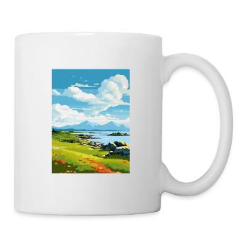 Isle Of Jura Scotland Vintage Travel Poster WPA - Mug - white - Right