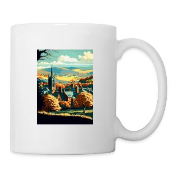 Tolles Malvern England Vintage Reiseposter WPA - Tasse - Weiß - Rechts