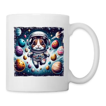 Pâques, Lapin De Pâques, Astronaute, Espace, Système Solaire - Mug blanc - blanc - Droite