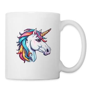 Unicorn / mythical creatures / fairy tales / magic / glitter - Mug - white - Right