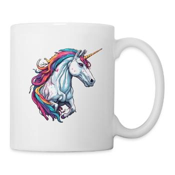 Unicorn / mythical creatures / fairy tales / magic / glitter - Mug - white - Right