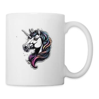 Unicorn / mythical creatures / fairy tales / magic / glitter - Mug - white - Right