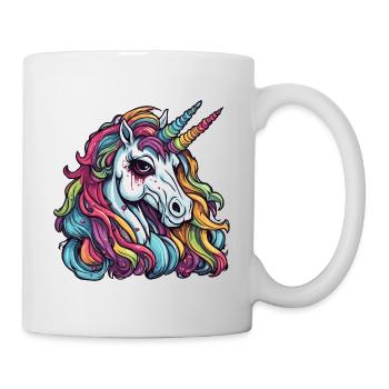 Unicorn / mythical creatures / fairy tales / magic / glitter - Mug - white - Right