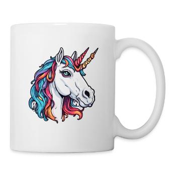 Unicorn / mythical creatures / fairy tales / magic / glitter - Mug - white - Right