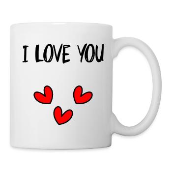 PAAR. ICH HABE GERADE GEHEIRATET. Junggesellinnenabschied. VALENTINSTAG. MARIES - Tasse - Weiß - Rechts