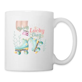 Roller Skating Girl - Mug - white - Right