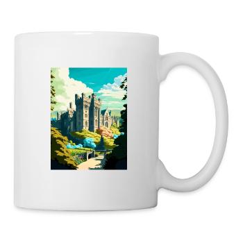 Arundel Decoration Vintage Travel Poster Souvenir - Mug - white - Right