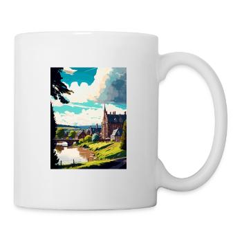 Inverness Schottland Vintage Reiseposter Souvenir - Tasse - Weiß - Rechts