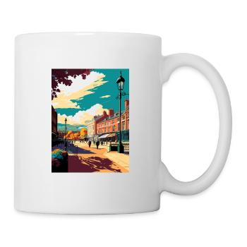 Penrith Decoration Vintage Travel Poster Souvenir - Mug - white - Right