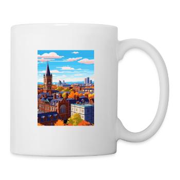 Manchester England Vintage Travel Poster Souvenir - Mug - white - Right