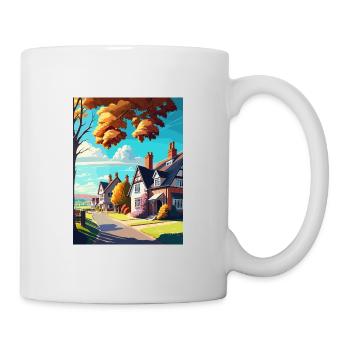 Marlborough England Vintage Travel Poster Souvenir - Mug - white - Right