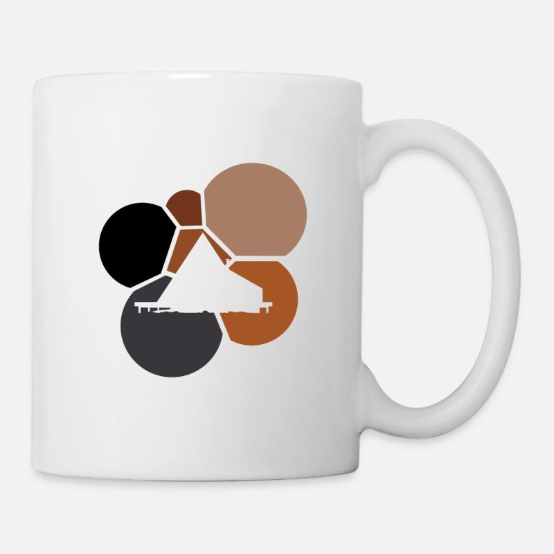 Amoureux de la nature moderne Amoureux de la nature - Mug blanc - blanc