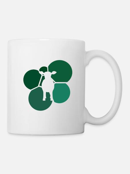 Kühe Kühe Bauer - Tasse - Weiß