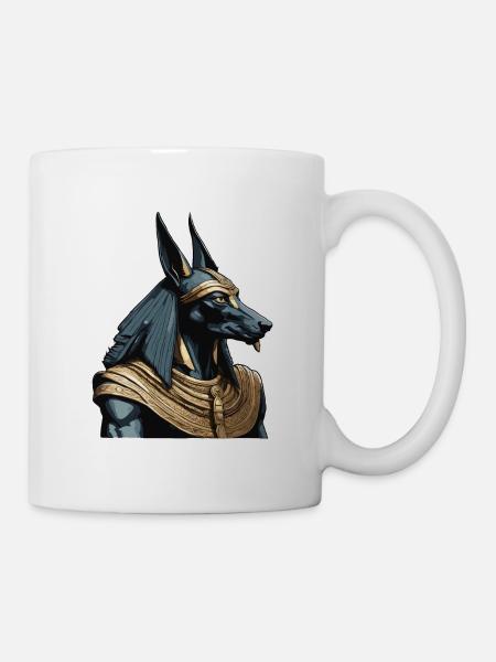 Ägypten / Pharao / Mumien / Hieroglyphen / Sphinx - Tasse - Weiß