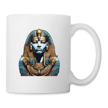 Ägypten / Pharao / Mumien / Hieroglyphen / Sphinx - Tasse - Weiß - Rechts
