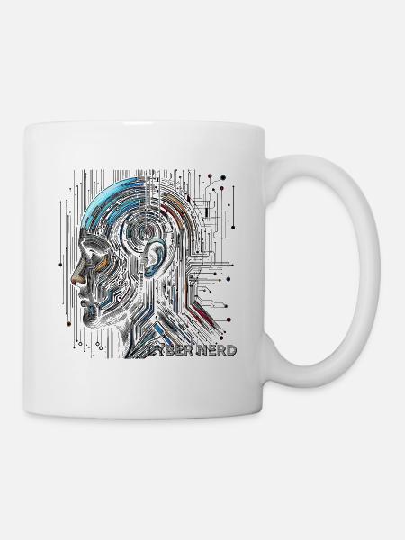 Digital Mind - Tasse - Weiß