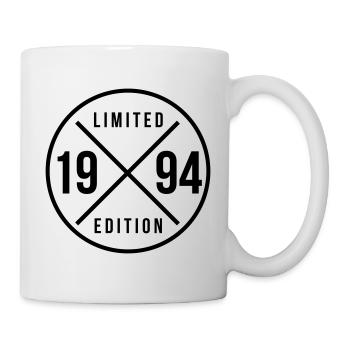 1994 cercle 30e anniversaire changement de couleur - Mug blanc - blanc - Droite