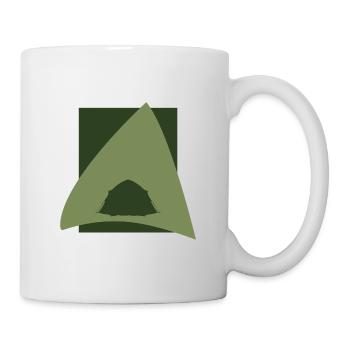 Zelt Zelte Pfadfinder - Tasse - Weiß - Rechts
