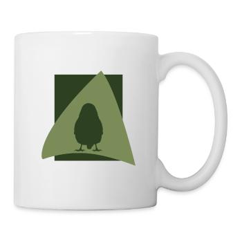 Oiseaux observant les ailes des oiseaux - Mug blanc - blanc - Droite