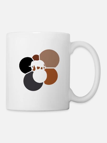 Zirkuszelt Elefanten Clown - Tasse - Weiß