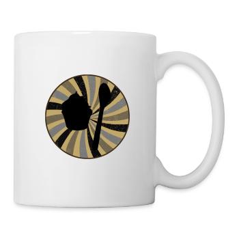 Cuisson des cupcakes rétro - Mug blanc - blanc - Droite