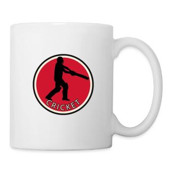 Joueur de cricket Pichet de cricket - Mug blanc - blanc - Droite
