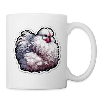 Silkie Chicken Fluffy Chicken Silkies - Mug - white - Right