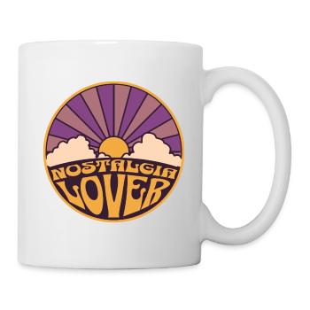 Nostalgia Lover Retro Sunset - Mug - white - Right