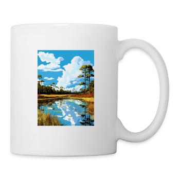 John Pennekamp State Park Florida Travel Poster - Mug - white - Right