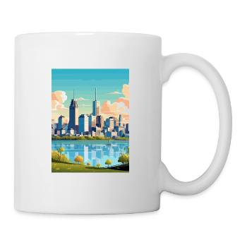 Montreal Montrealgift Canada Vintage Travel Poster - Mug - white - Right