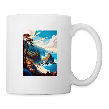 Pfeiffer Big Sur State Park California Souvenir - Mug - white - Right