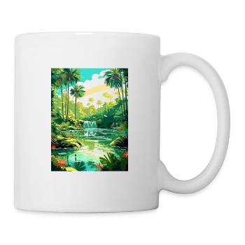 Rainbow Springs State Park Florida Travel Poster - Mug - white - Right