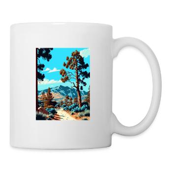 San Bernardino National Forest California Souvenir - Tasse - Weiß - Rechts