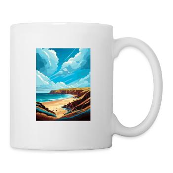 Point Reyes National Seashore Californie Souvenir - Mug blanc - blanc - Droite