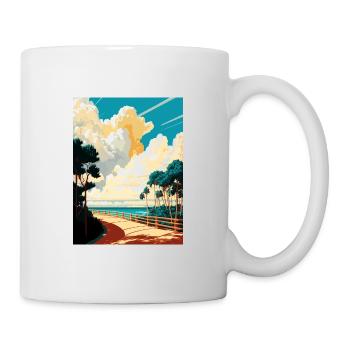 Biscayne Nationalpark Kamelrücken Florida Souvenir - Tasse - Weiß - Rechts
