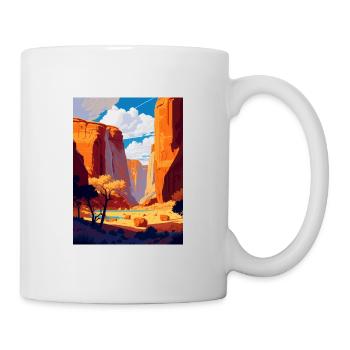 Canyon de Chelly National Monument Arizona Reisen - Tasse - Weiß - Rechts