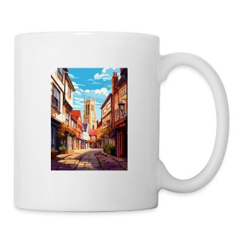 Canterbury Vintage Travel Poster WPA Souvenir - Mug - white - Right