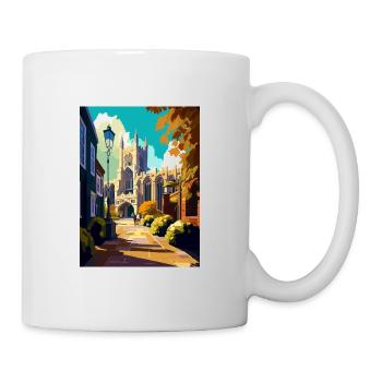 Canterbury Vintage Travel Poster WPA Souvenir - Mug - white - Right