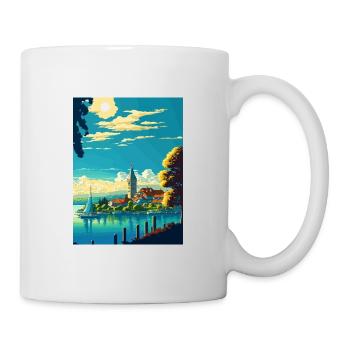 Lake Constance Vintage Travel Poster WPA Souvenir - Mug - white - Right
