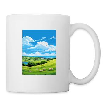 St Day Cornwall Vintage Travel Poster WPA Souvenir - Mug - white - Right