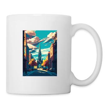 Glasgow Scotland Vintage Travel Poster Souvenir - Mug - white - Right