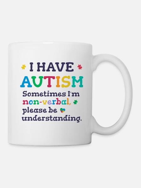 Non-verbal Autism - Mug - white